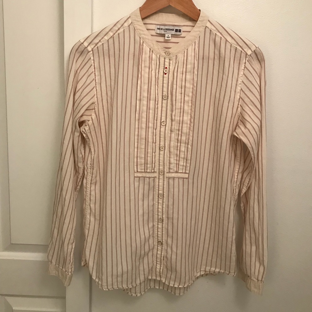 Ines De La Fressange button down shirt